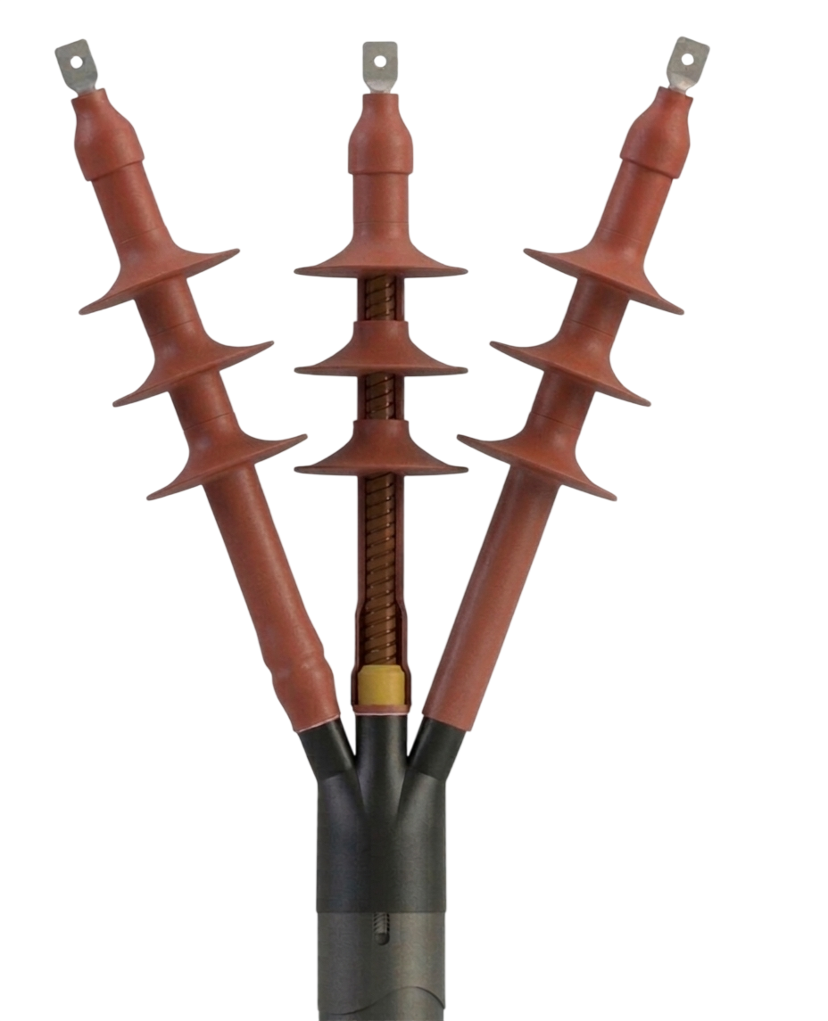 HEATSHRINK TERMINATIONS SUITABLE FOR 22 kV, 3 CORE PILC CABLES
