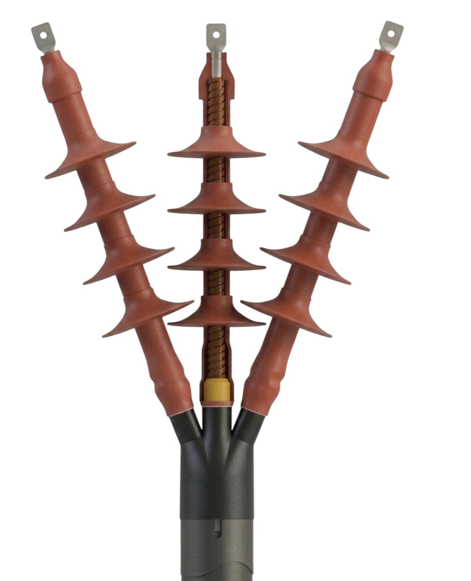 HEATSHRINK TERMINATIONS SUITABLE FOR 33 kV, 3 CORE PILC CABLES